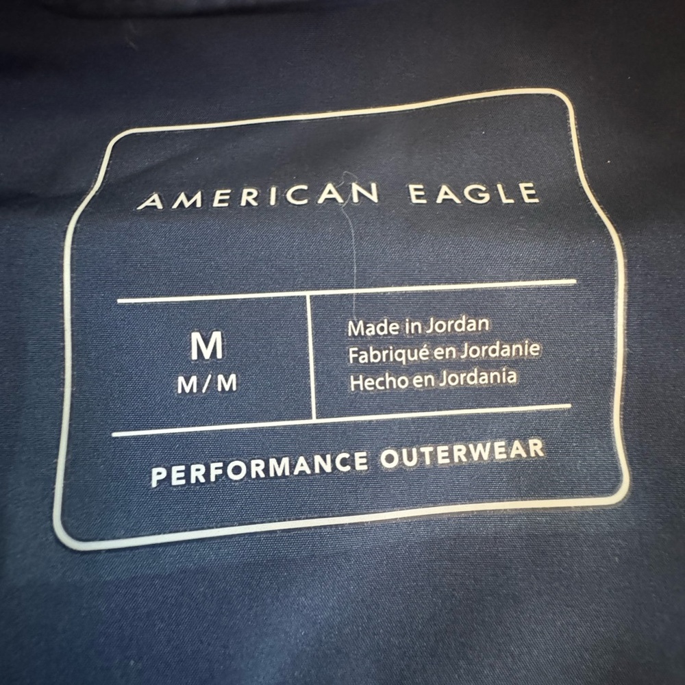 American Eagle Performance Rain Jacket Size M Lik… - image 4